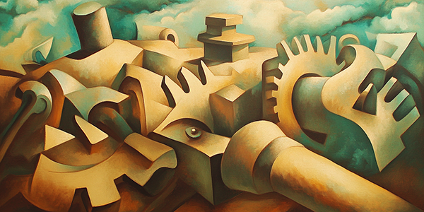 artistic depiction of bureaucracy